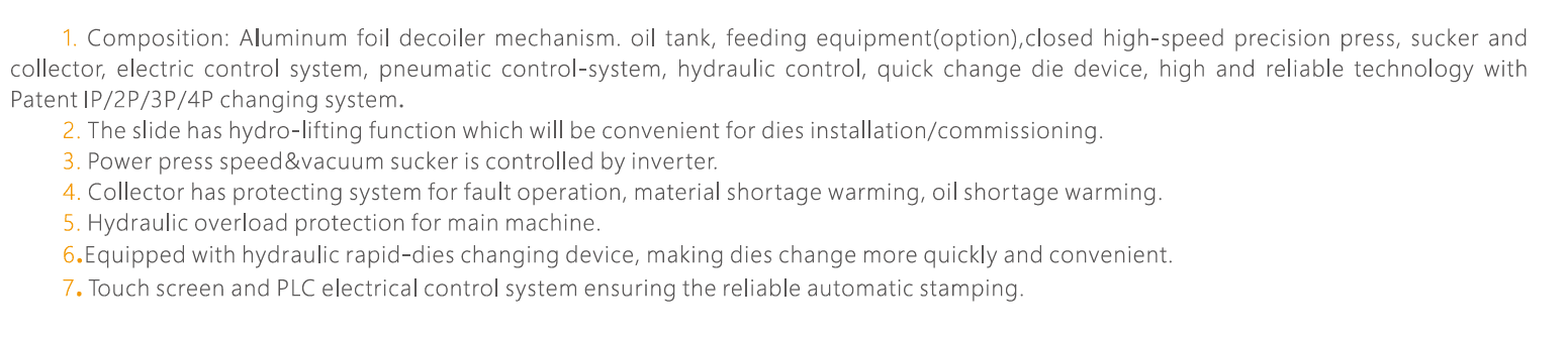 H type fin press line - Ginseng